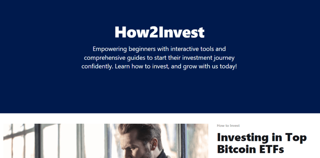 How2Invest Platform - Intro