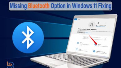 Missing Bluetooth Option in Windows 11 Fixing
