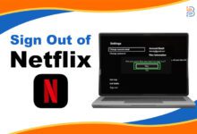 netflix signout