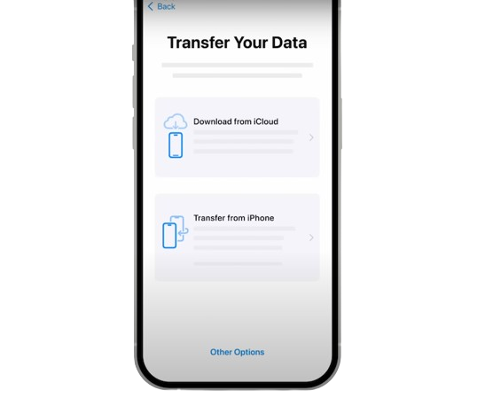 How to transfer iPhone to iPhone with Quick Start