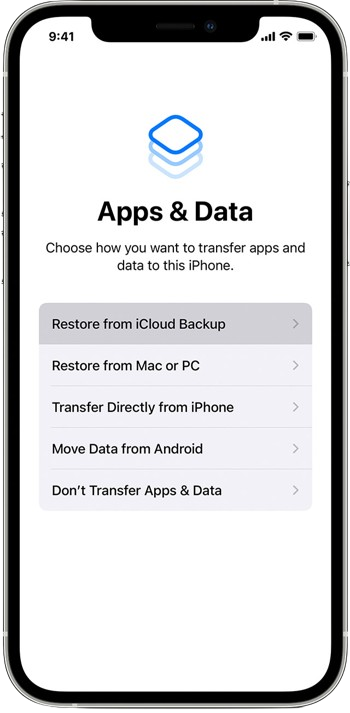 How to Transfer iPhone data from iPhone using iCloud