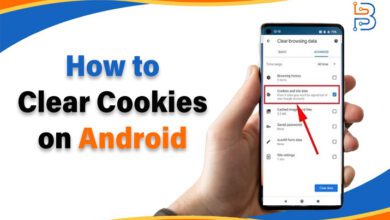 how to clear cookies on Android