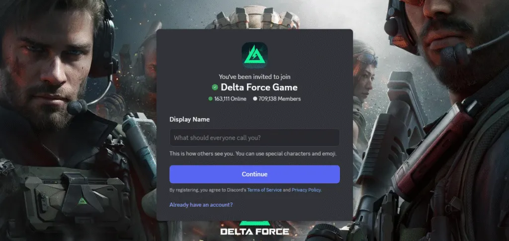 Delta Force Game Discord Server