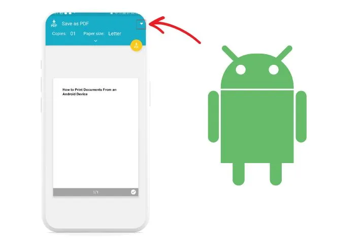 Select the small arrow from the upper right corner